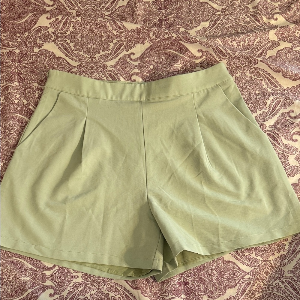 NWOTS Cider High Waist Light Green Shorts